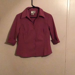 Fusia button up top